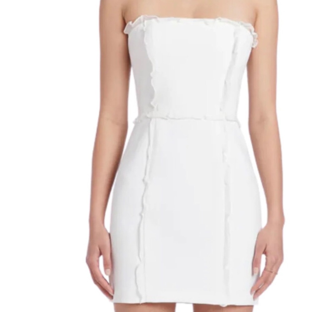 Strapless mini skirt  dress